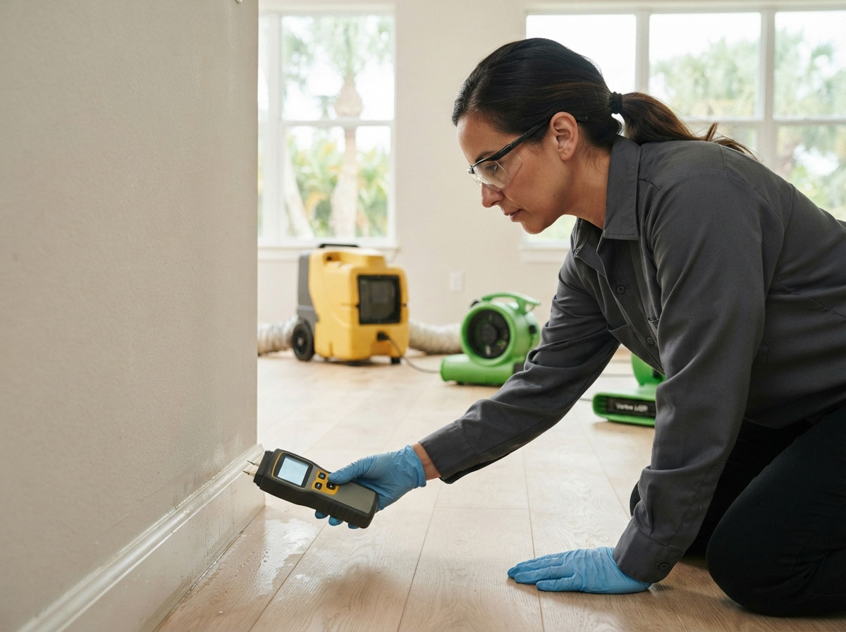 Structural drying equipment preventing mold after water damage